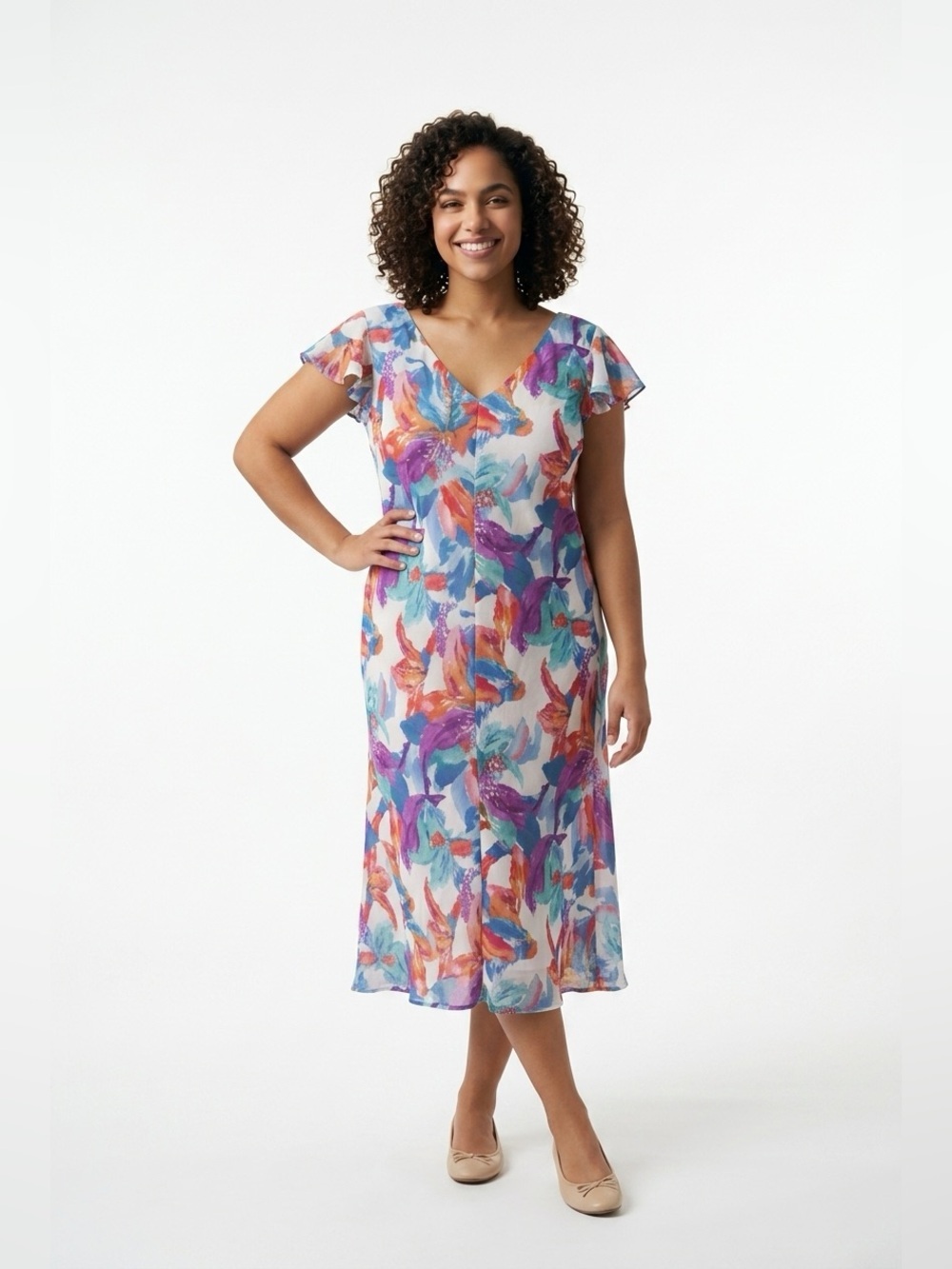 Reversible bias cut dress